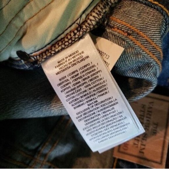 Polo Ralph Lauren The Varick Slim Straight Mexican Blanket Jeans Men 31x30 $398 - Picture 12 of 16